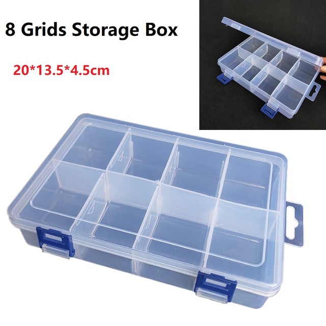 36 Grid Adjustable Compartment Plastic Box